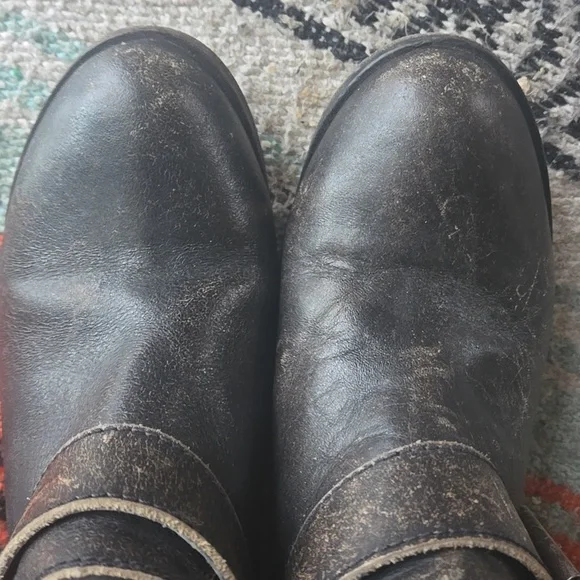 Corral Brown Ankle Bootie Distressed Size 8.5 - Picture 4 of 5